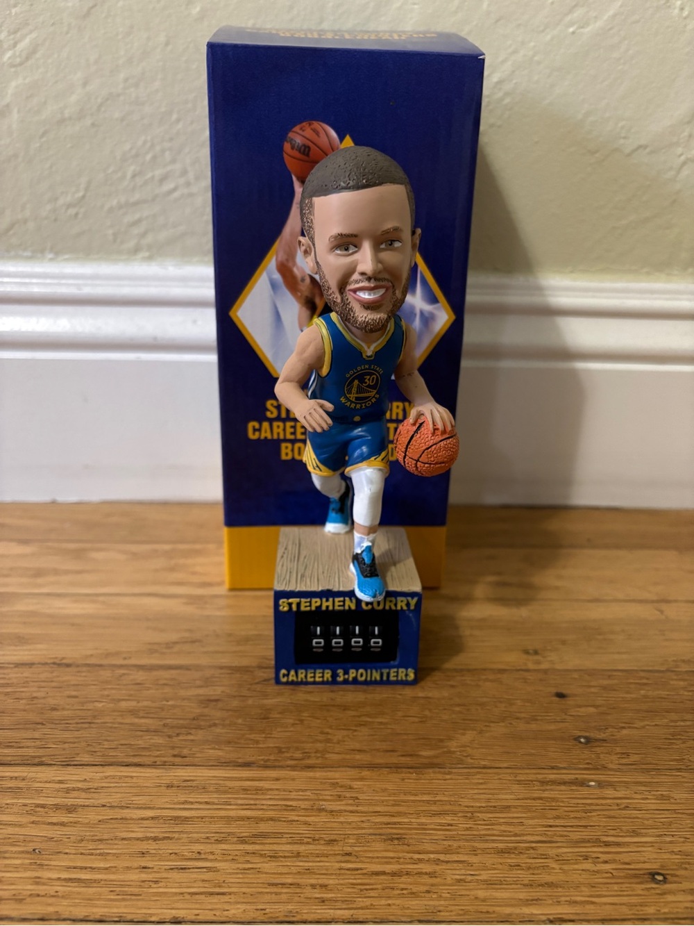 2012-2013 Golden State Warriors Stephen Curry 3 Pointers Bobblehead